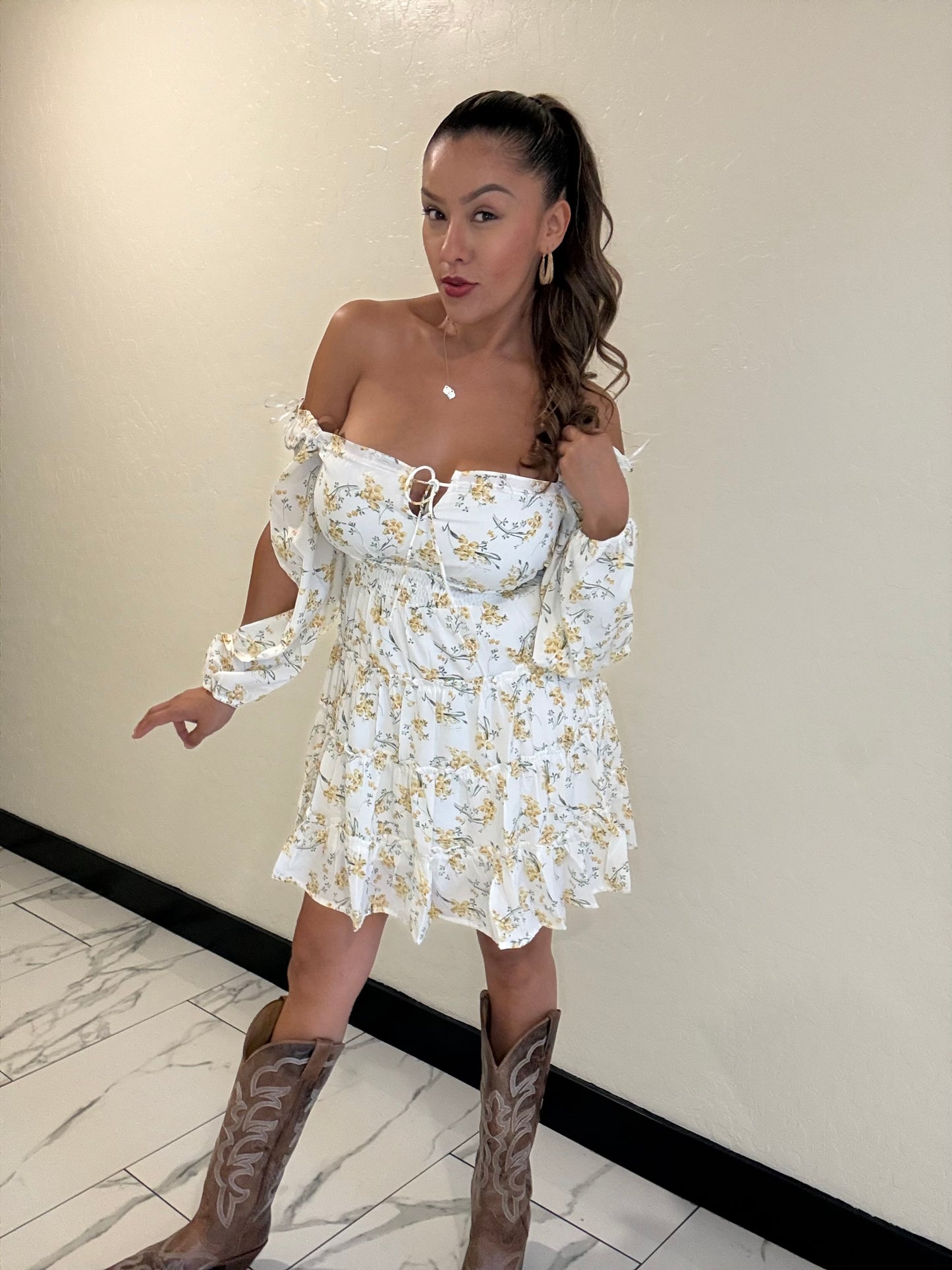 Spin Me Around Floral Dress