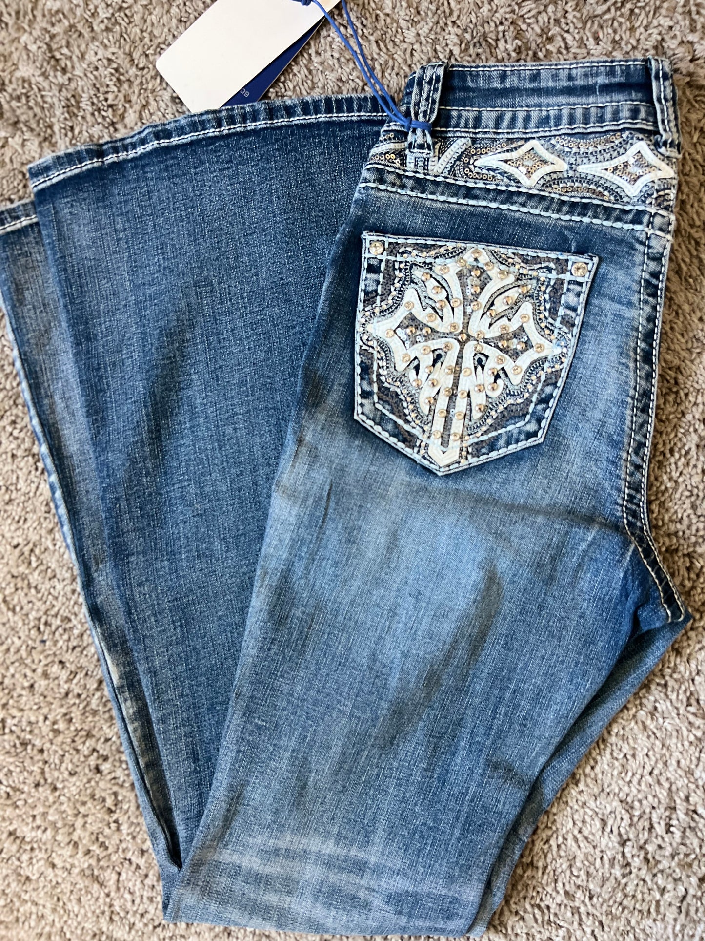 Beautiful Crazy Flared Country Jeans