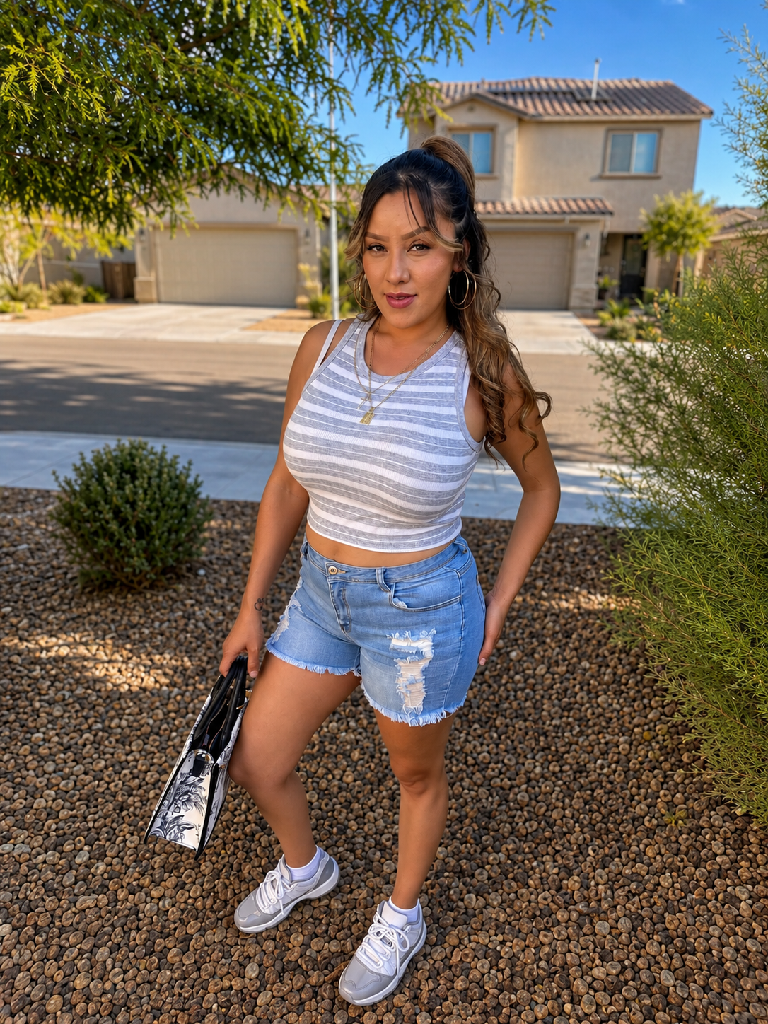 Coastal Bliss Denim Shorts